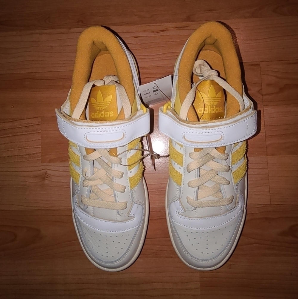 Adidas Forum Low 84 'White Yellow' Men's Size 8 - Picture 2 of 5